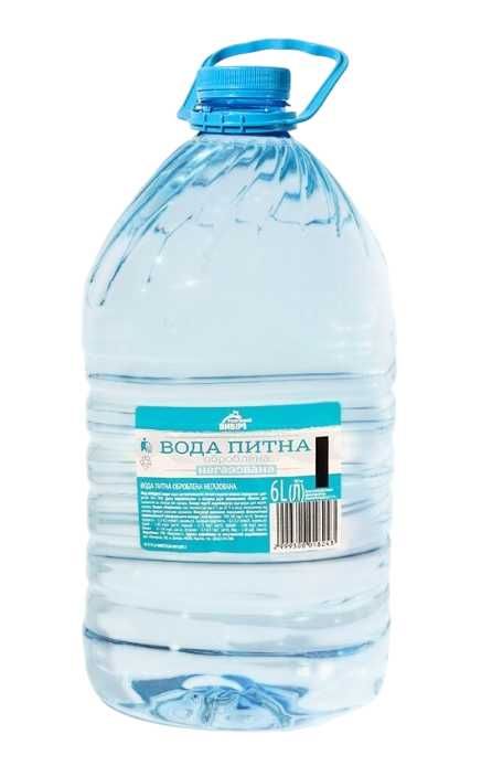 Пляшка 5 л з-під чистої води пуста тара Бутилка 6 л баклажка ПЕТ 5 л