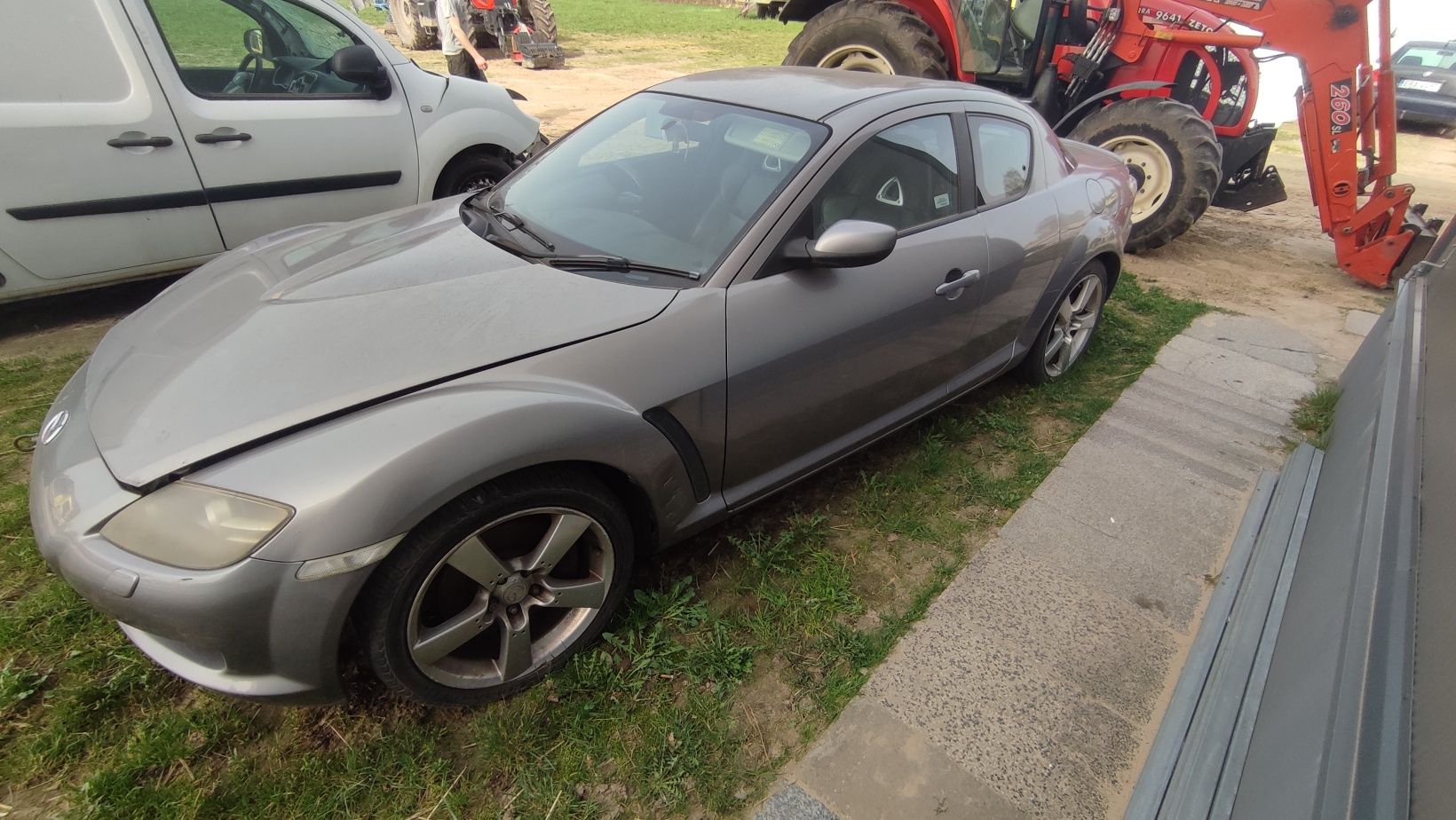 Mazda RX-8 1.3 , 2.6 maska zderzak błotnik lampa drzwi i klapa 29Y