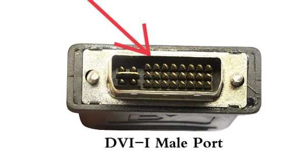 Przewód DVI-I -VGA powystawowy,  1.5m-1.8m, czarny