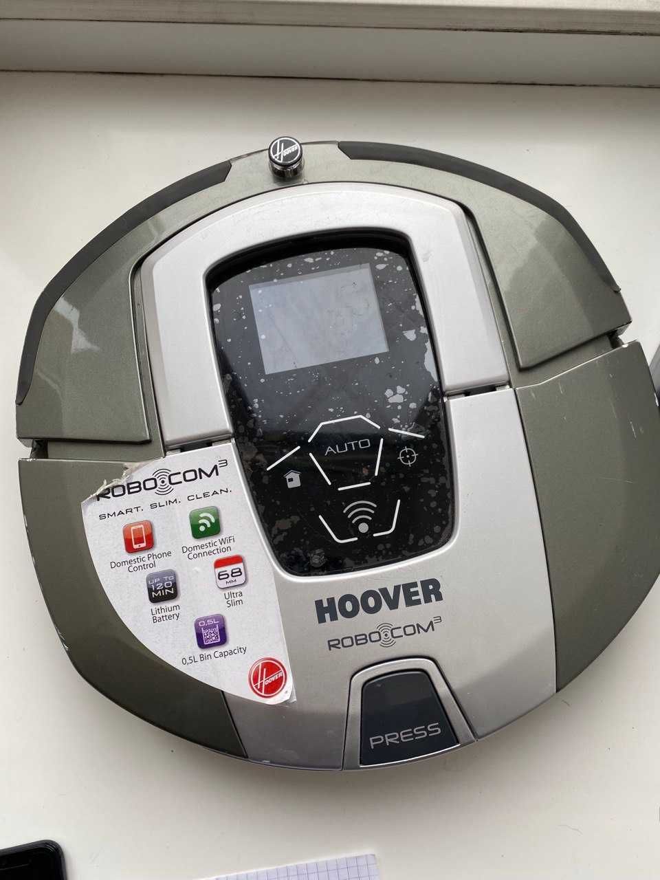Hoover rbc090 робот-пылесос