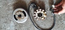 Zapłon iskrownik uzwojenie magneto stator Suzuki ts 125 R czesci