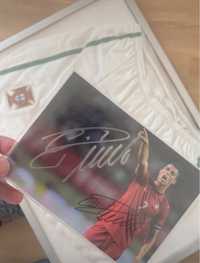 Autografo assinatura Cristiano Ronaldo