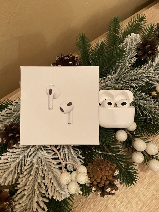‼️НОВОРІЧНА АКЦІЯ нові навушники АірПодс 3 1:1 якісні