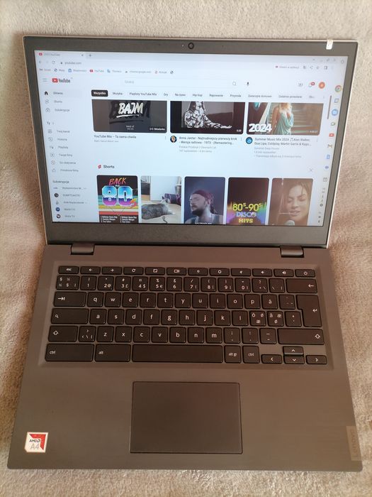 Laptopy dotykowy Lenovo 14E 8GB 64GB chrome os Sklep play 
14 CALI GWA