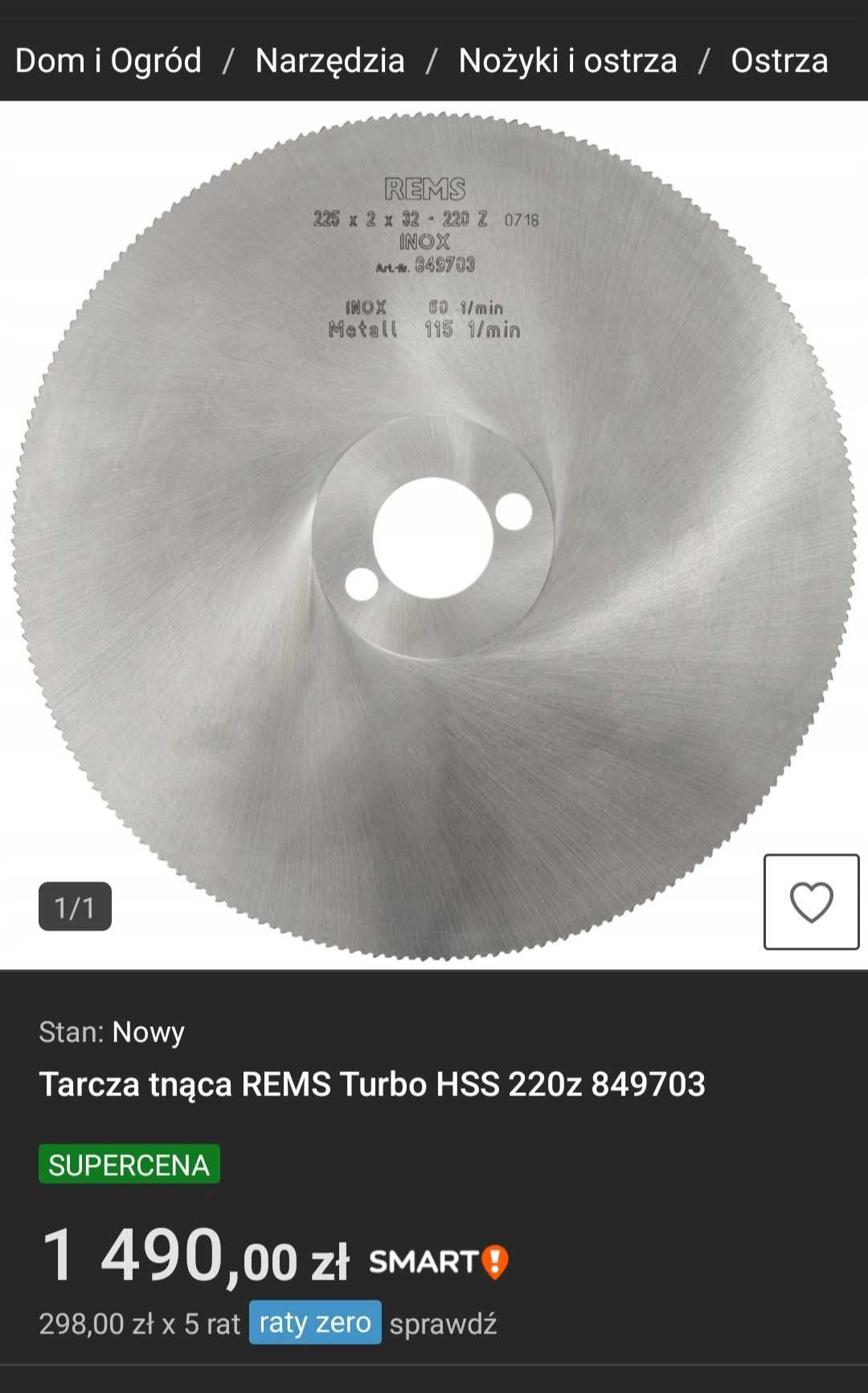 REMS Turbo K
Uniwersalna piła tarczowa