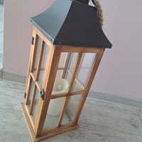 Lampion drewniany -latarnia