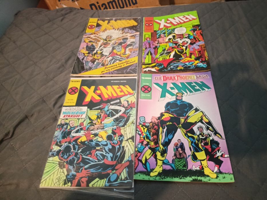 X-men cały komplet plus X-Men poster magazine