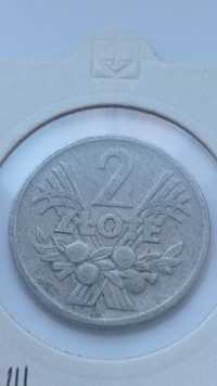 Moneta 2 zł Jagody 1959 PRL