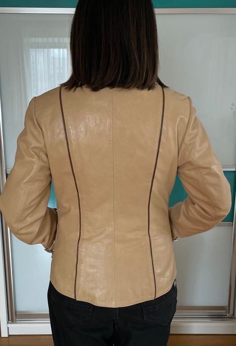 Пиджак-куртка из натуральной кожи