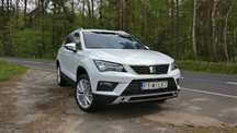 Seat Ateca I właściciel, salonowy, ogrzewanie postojowe Webasto, skóra, serwis
