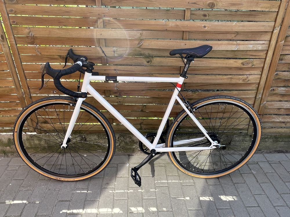 Rower Elops 500 roz. L single speed „gravel” - papiery, dowod zakupu