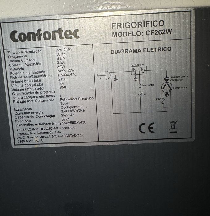 Frigorífico Confortec