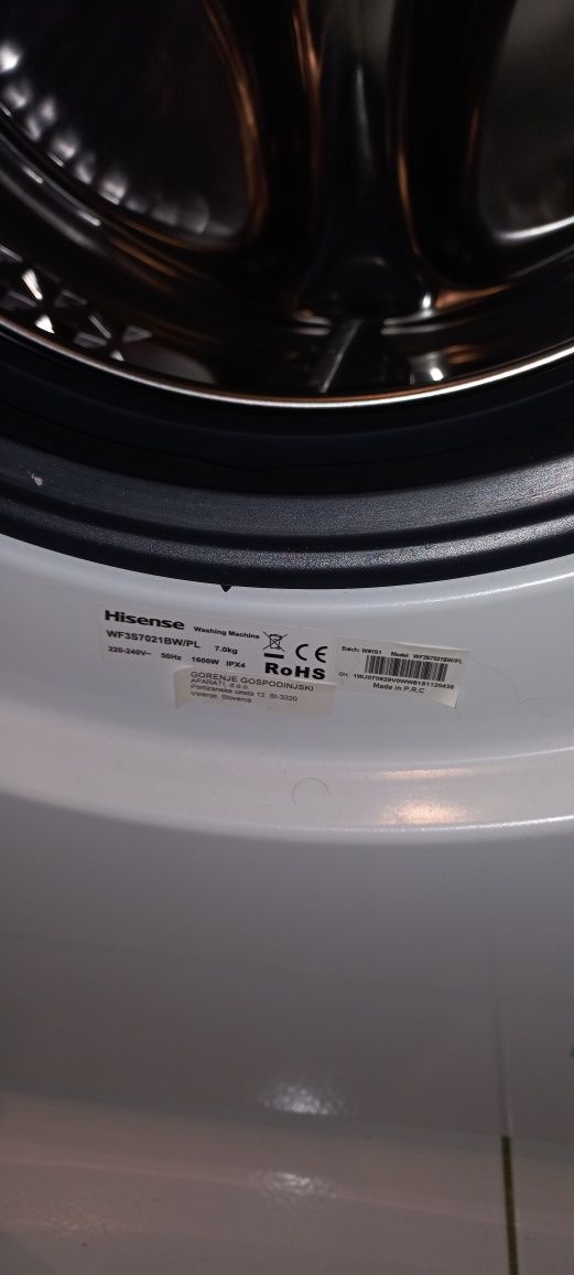 Pralka automatyczna Hisense