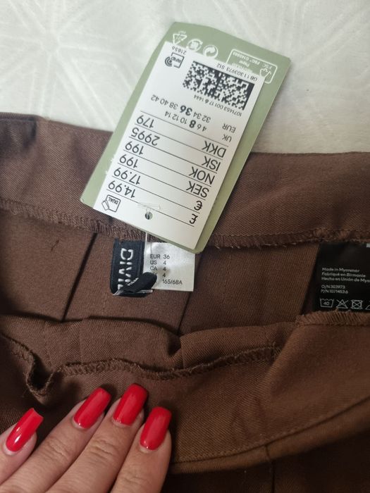 Юбка школьница h&m 36р новая