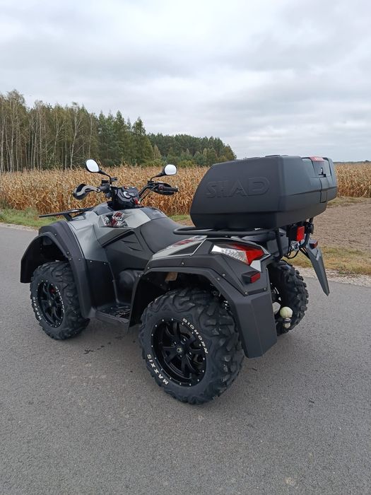 Quad Kymco MXU 700 Wtrysk 4×4 blokada dokumenty trx grizzly kingquad