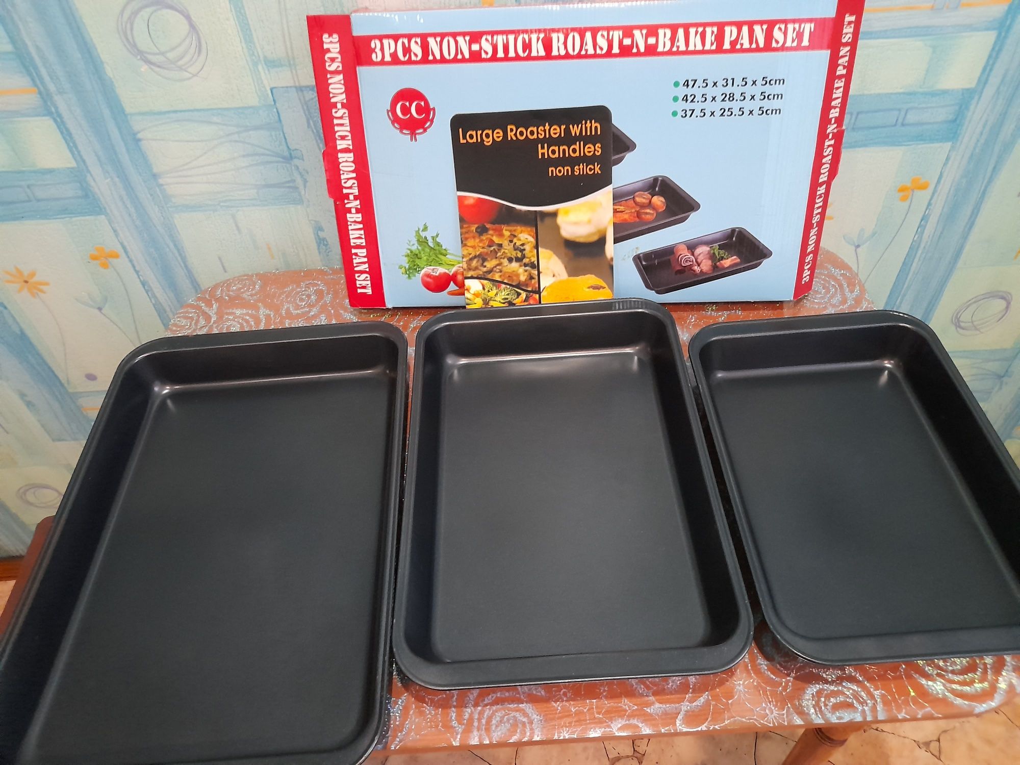 Продам набір противнів 3 pcs non-stick roast-N-BAKE PAN SET