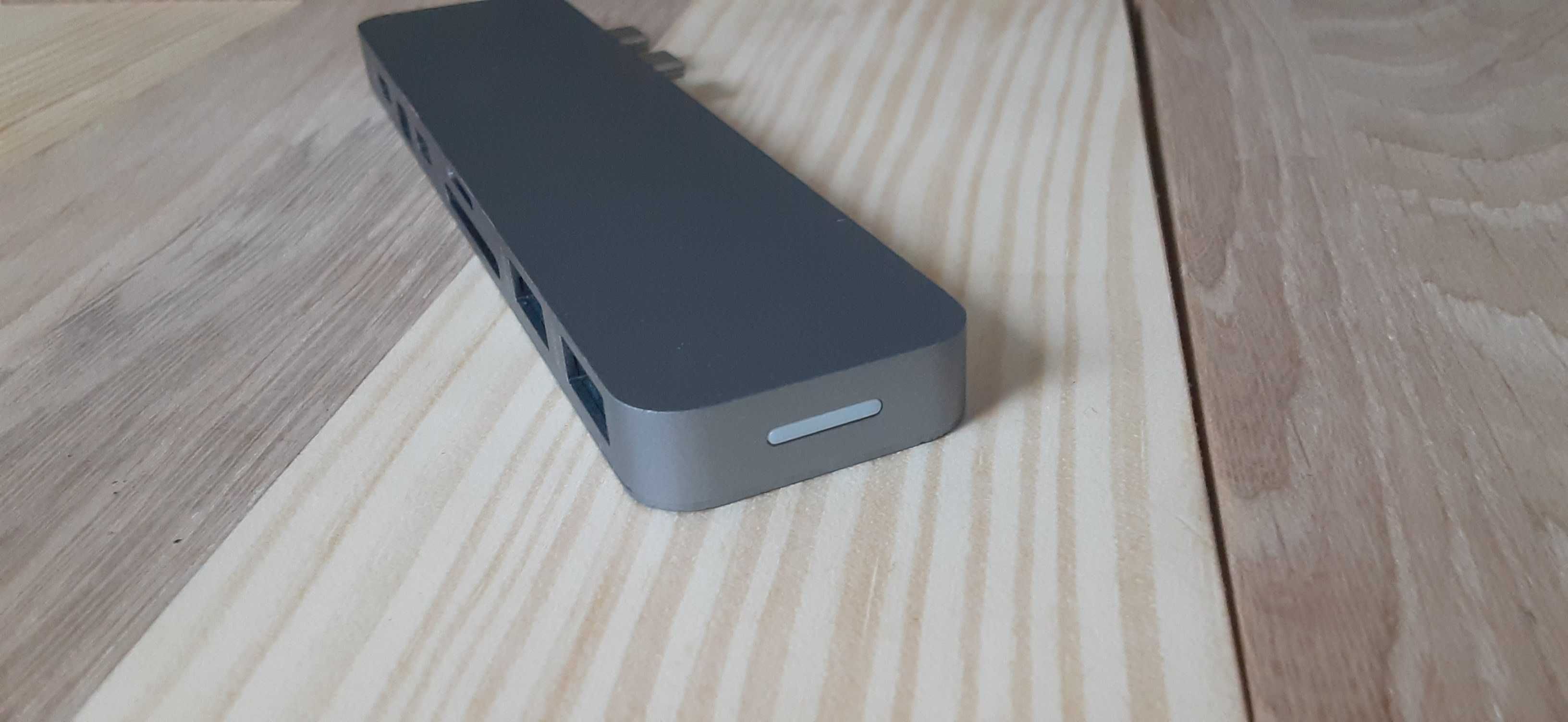 HyperDrive PRO 8-in-2 Hub dla USB-C MacBook Pro 2016/2017 (szary)