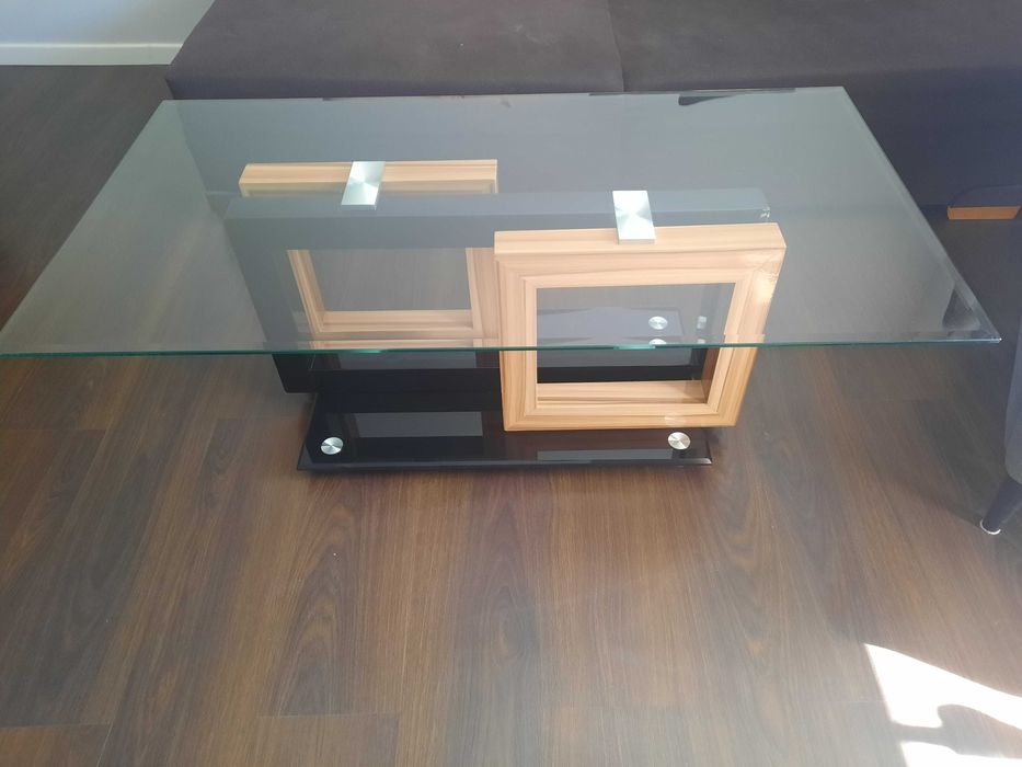 Szklana ława / stolik kawowy BRW 120x65