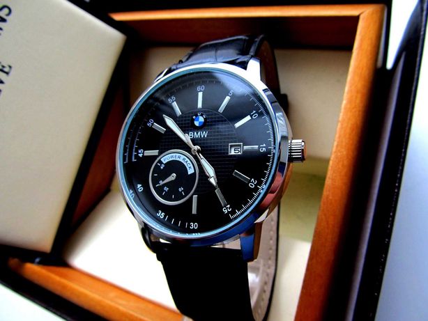 АКЦІЯ Кварцевий годинник чоловічий мужские наручные часы BMW 2 КОЛЬОРИ