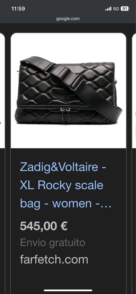 Zadig & Voltaire XL Rocky mala