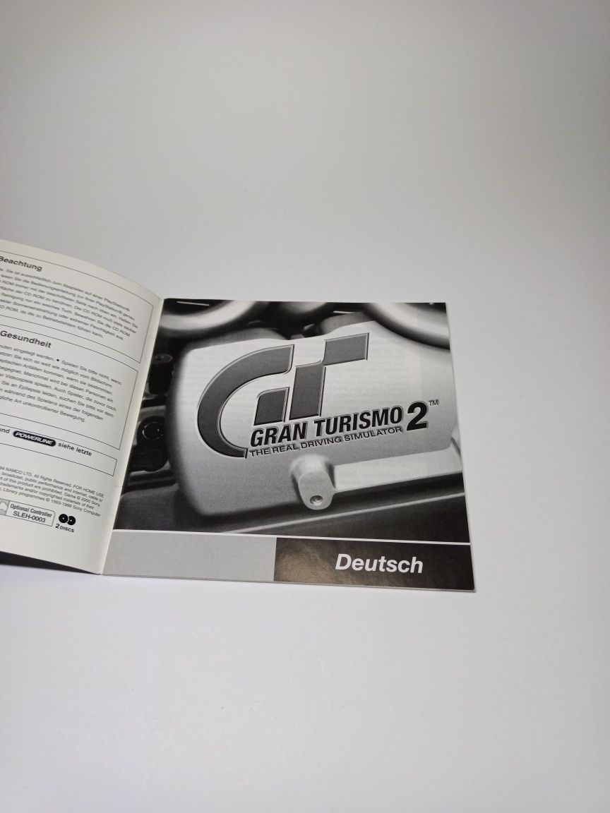Gran Turismo 2 instrukcja książeczka manual ps1 Psx PsOne PlayStation1
