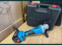 Аккумуляторная болгарка 125мм - угловая шлифмашина 24V BLUE