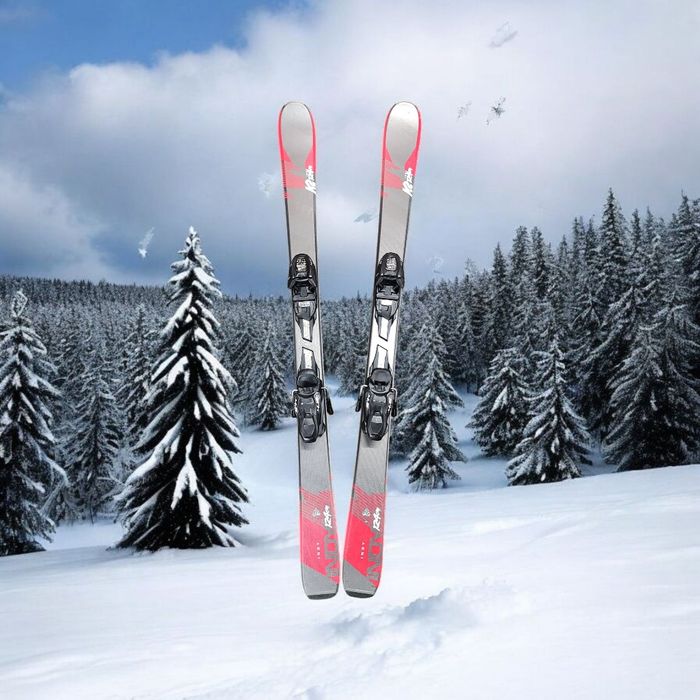 Świetne Narty 124 cm K2 INDY + MARKER 7.0 Junior