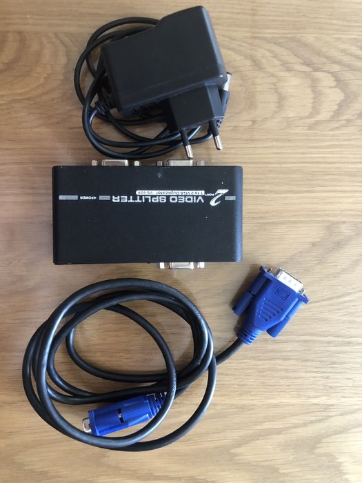 VGA сплітер, 1 вхід - 2 виходи