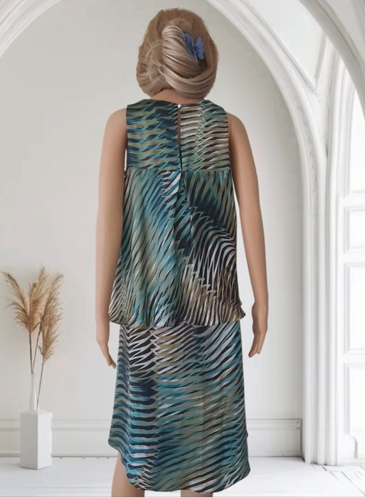 Na Andrzejki, Święta - jedwabna piękna sukienka od projektantki - od M