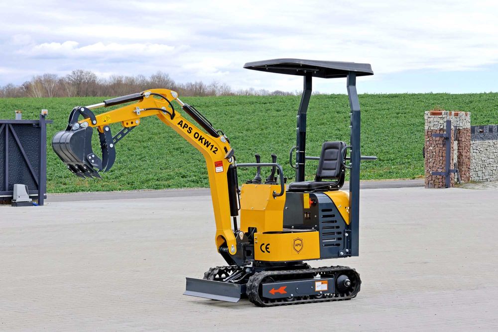 Minikoparka APS OKW12 z ramieniem skrętnym 1t  KOOP KD192 NOWA 2025