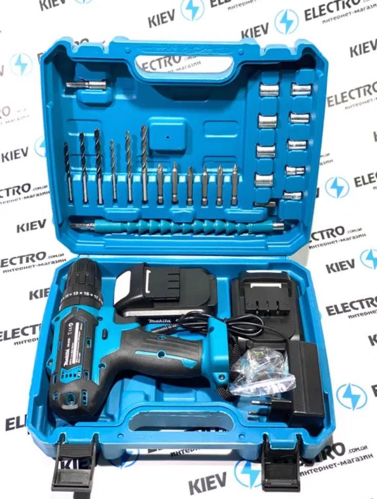 Шуруповерт Makita DF 031 DWE  (24V/5Ah) Румыния Набор ИНСТРУМЕНТА