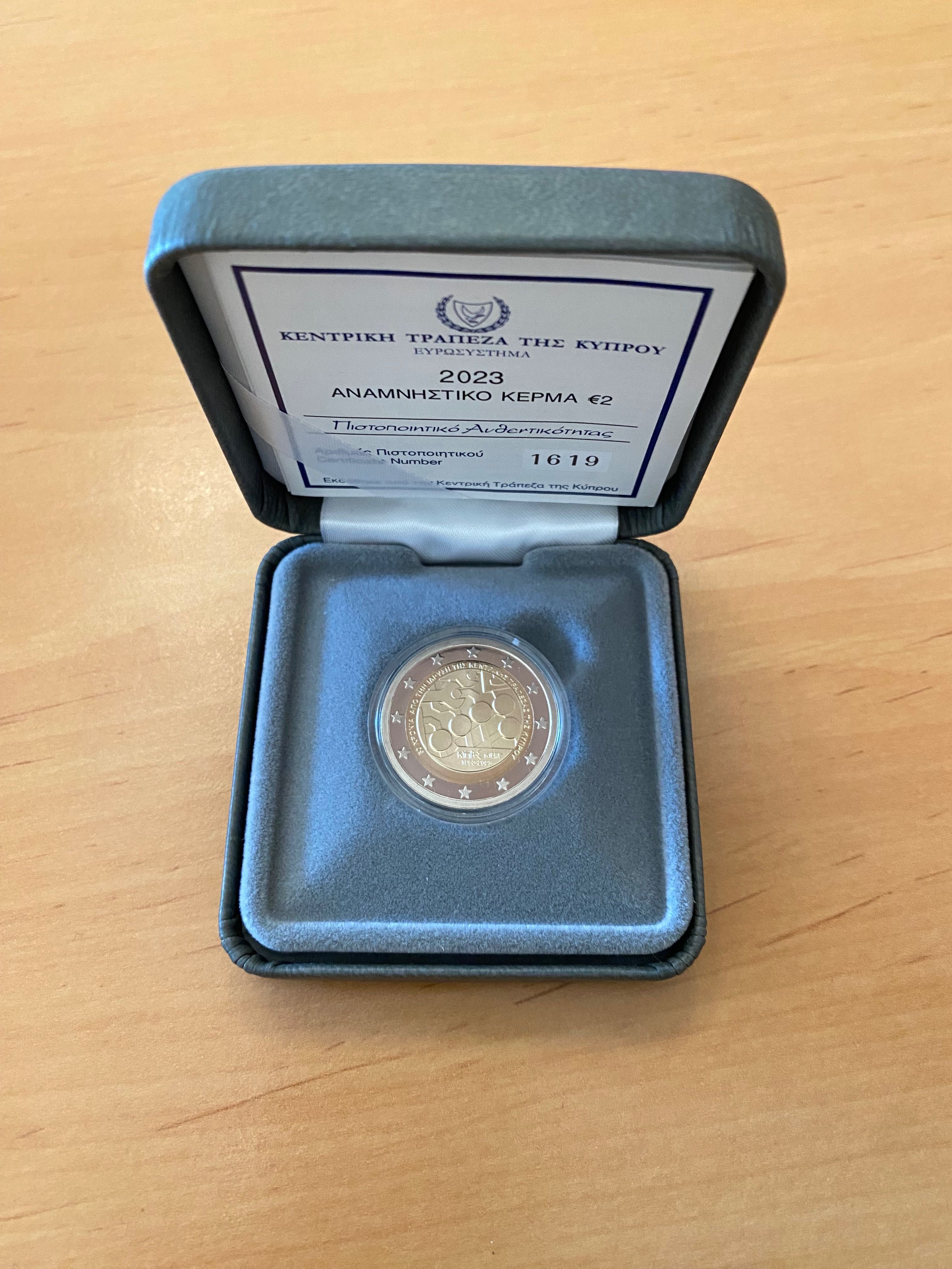 Moeda 2€ Chipre 2023 - Proof