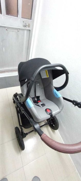 Carrinho de bebé dobrável, 3 em 1