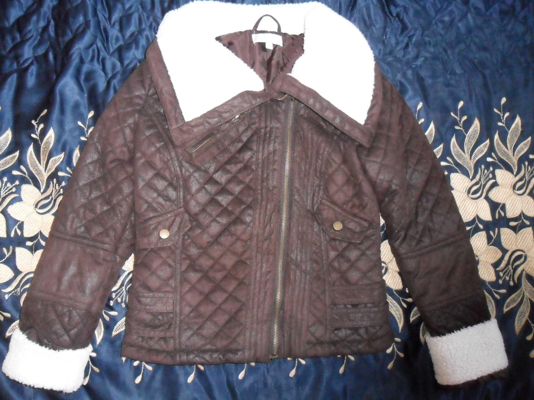 Куртка, курточка шоколадного цвета 42-44 р.
