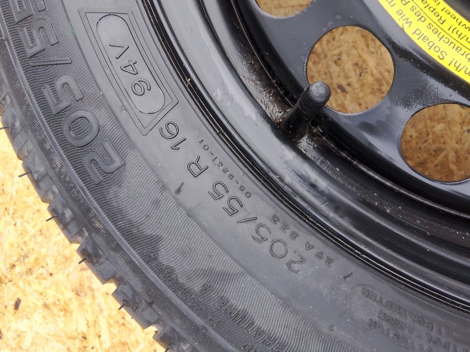 Koło zapasowe dojazdowka 16 golf V 5x112 pełnowymiarowe