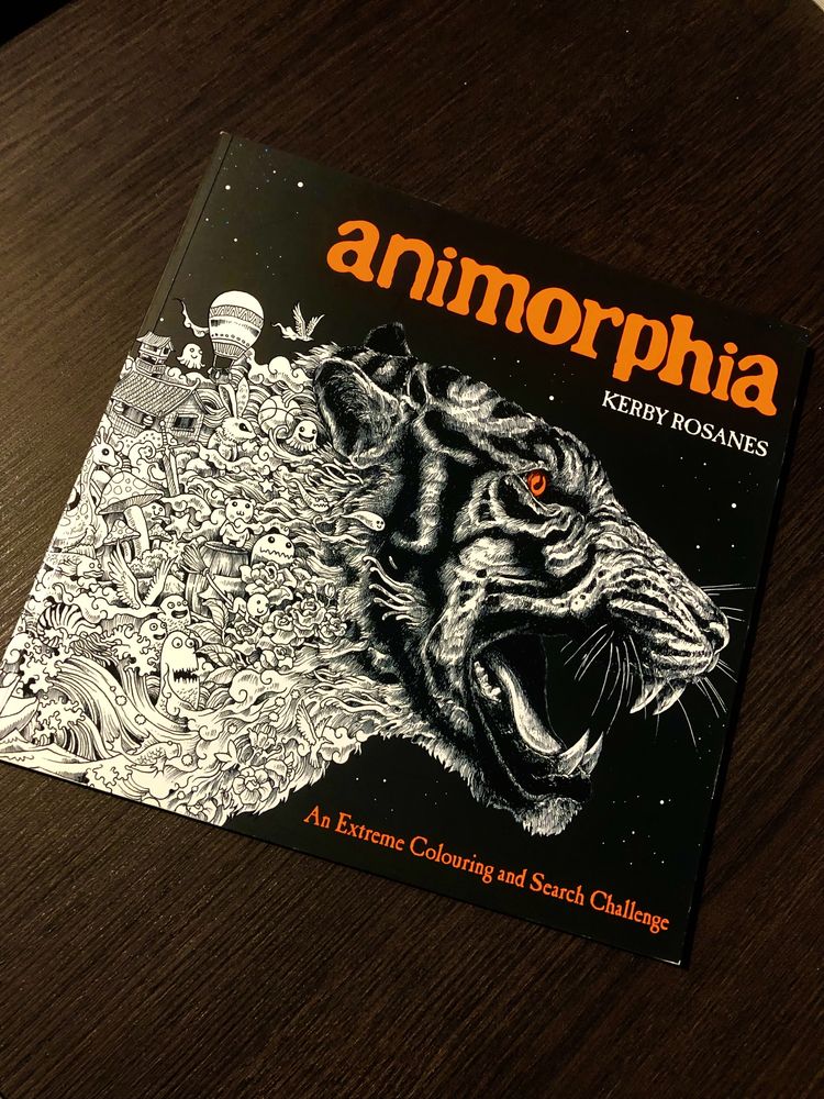 Kolorowanka szczegółowa dla dzieci i dorosłych Animorphia