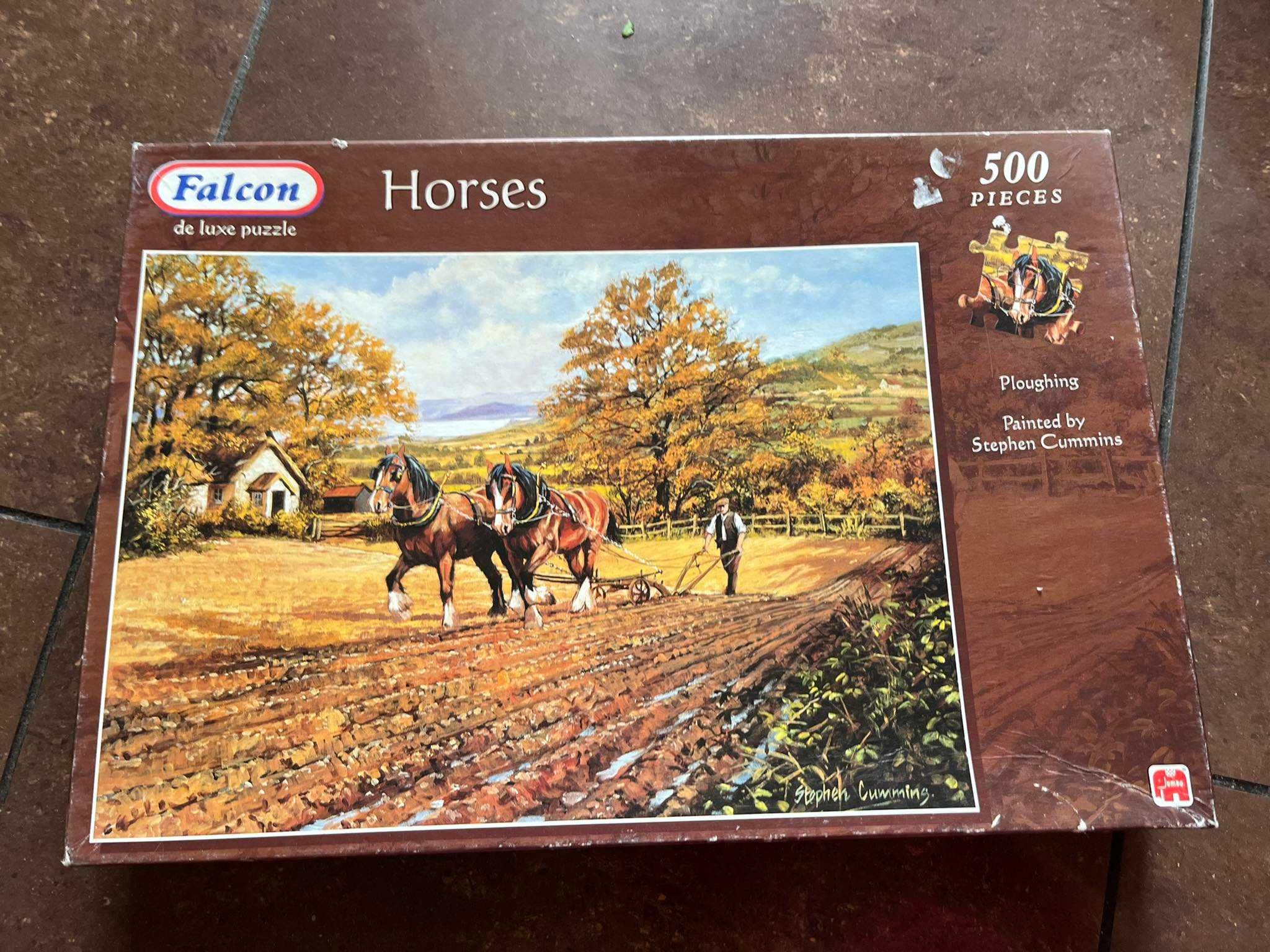 Puzzle stare Falcon Horses konie koń 500