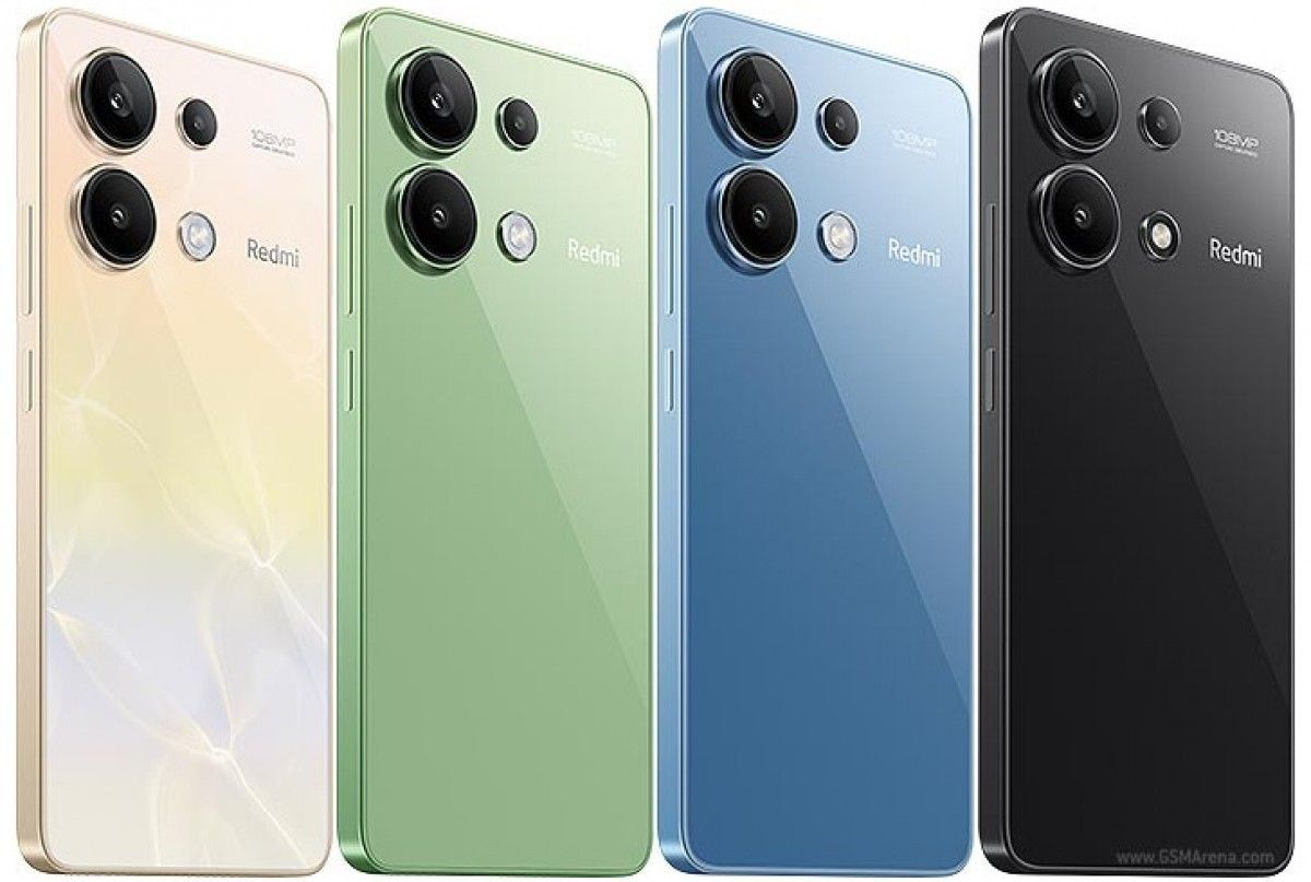 Смартфон Redmi note 13 8/256 чорний, зелений, синій.