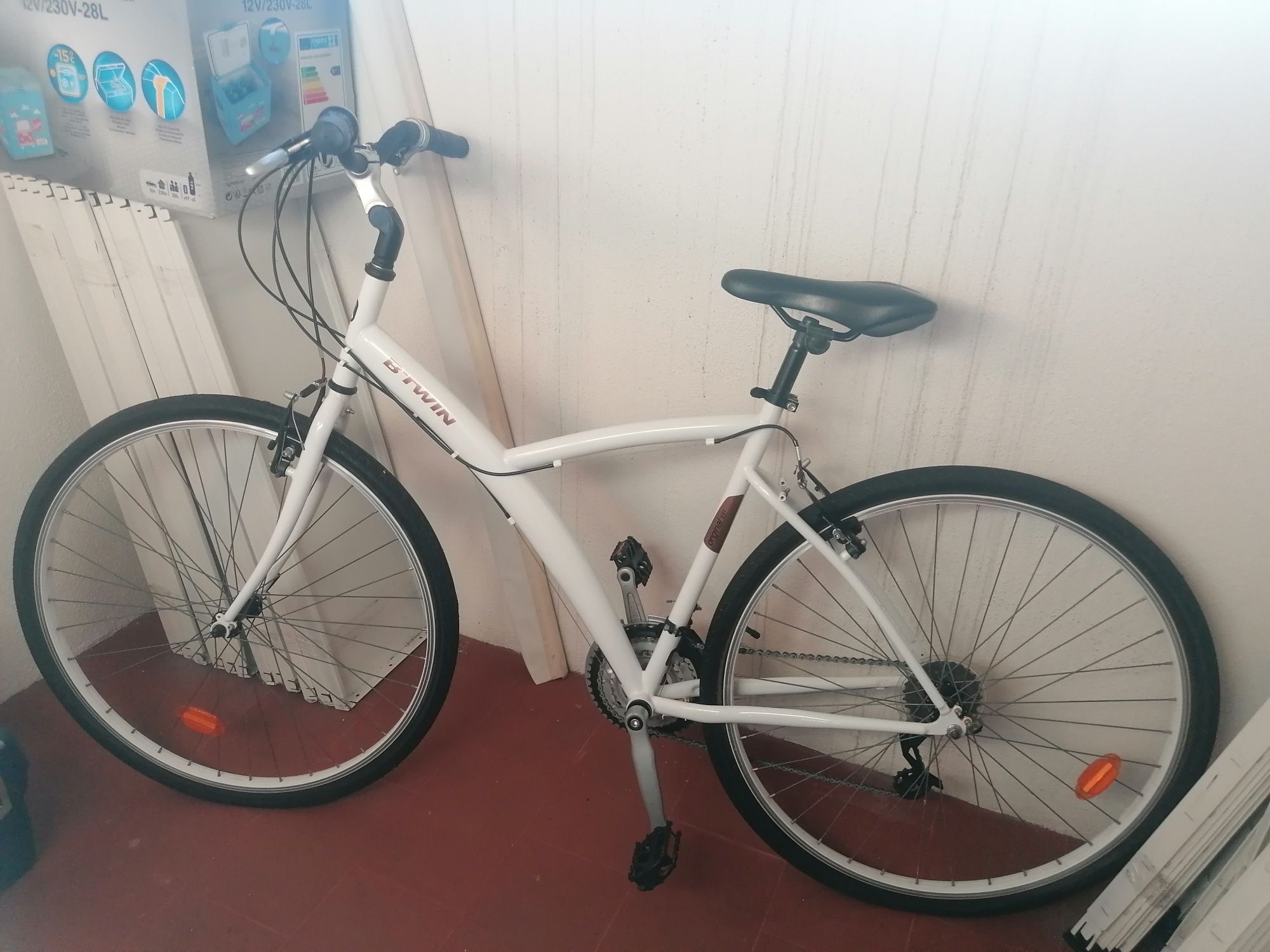 Bicicleta btwin trekking + acessórios