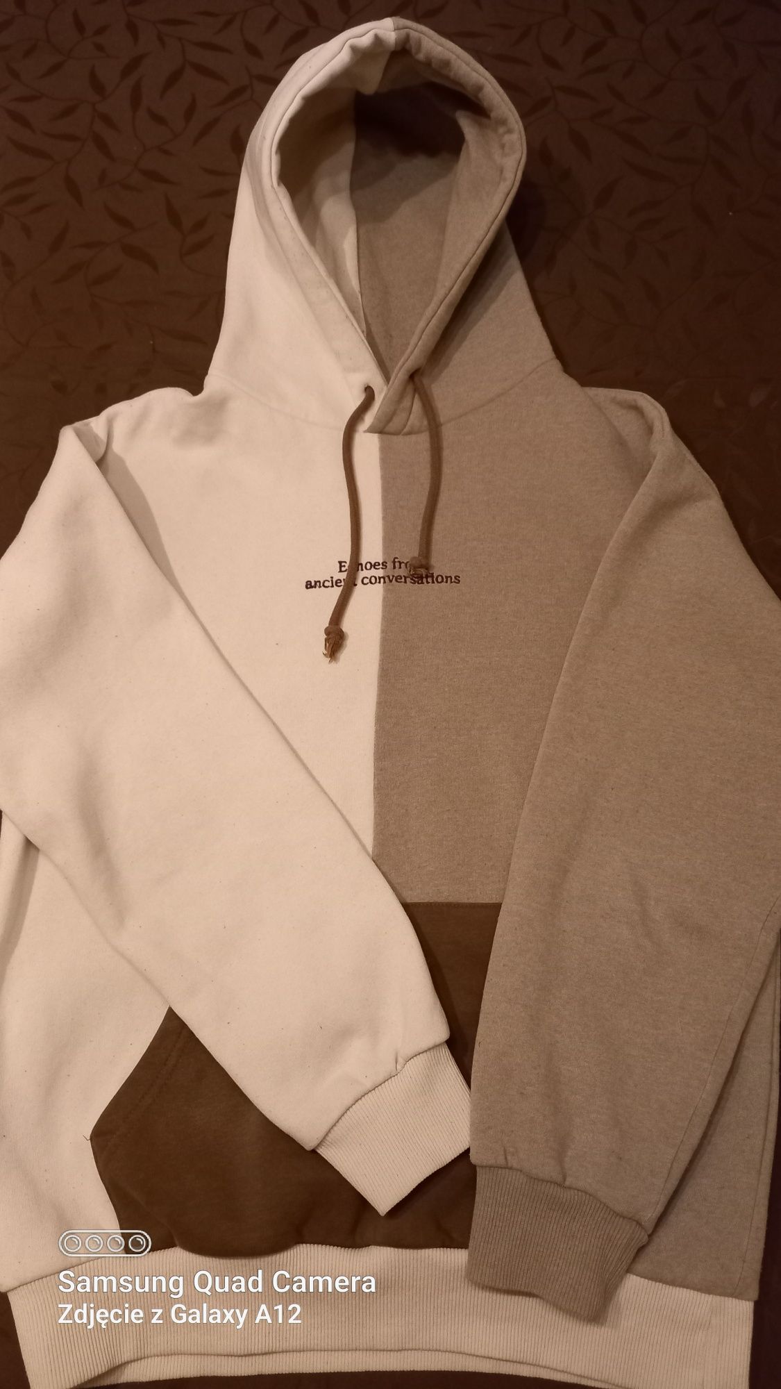 Bluza młodzieżowa Pull&Bear M-L beżowa 170-176 Jak Nowa