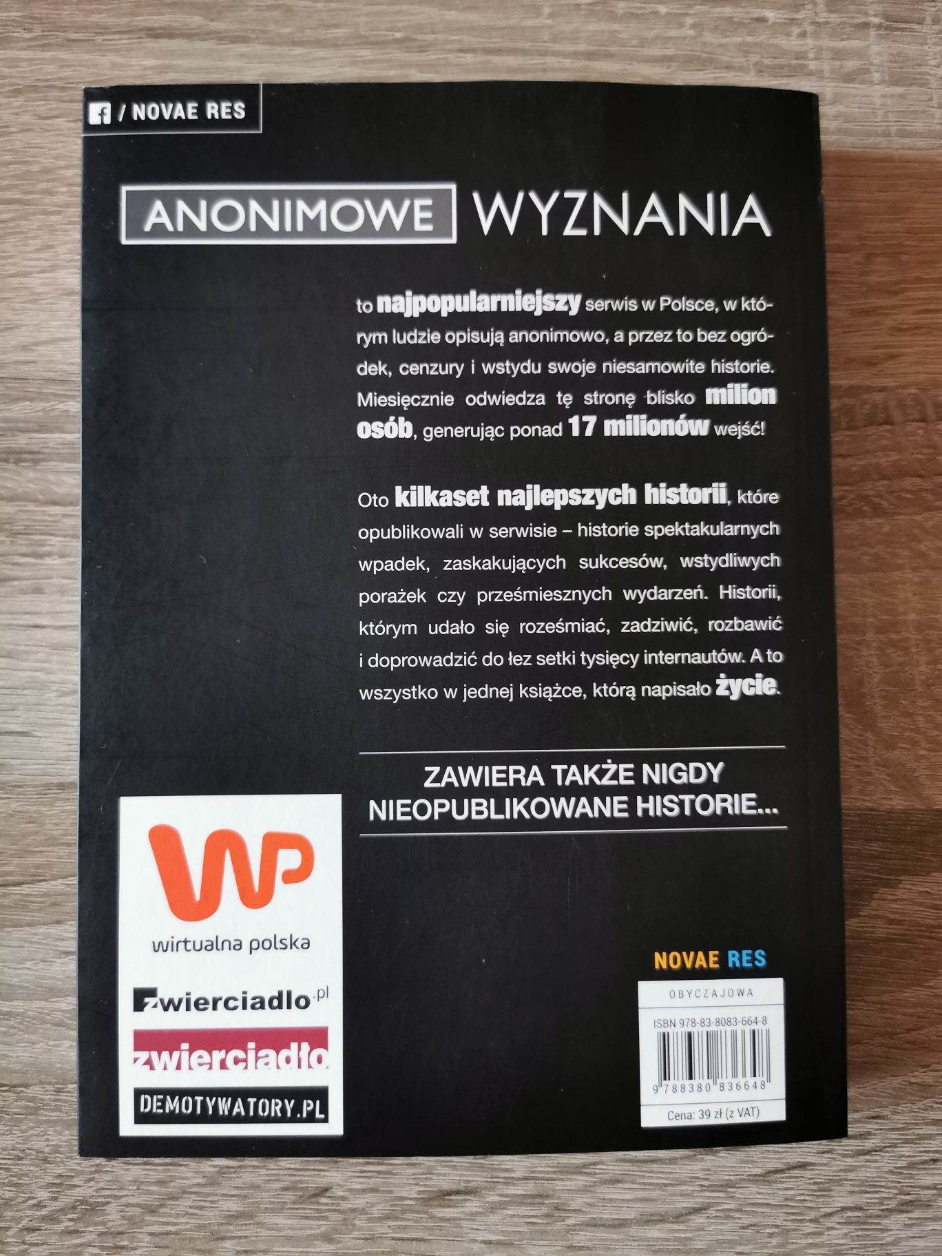 Książka Anonimowe Wyznania