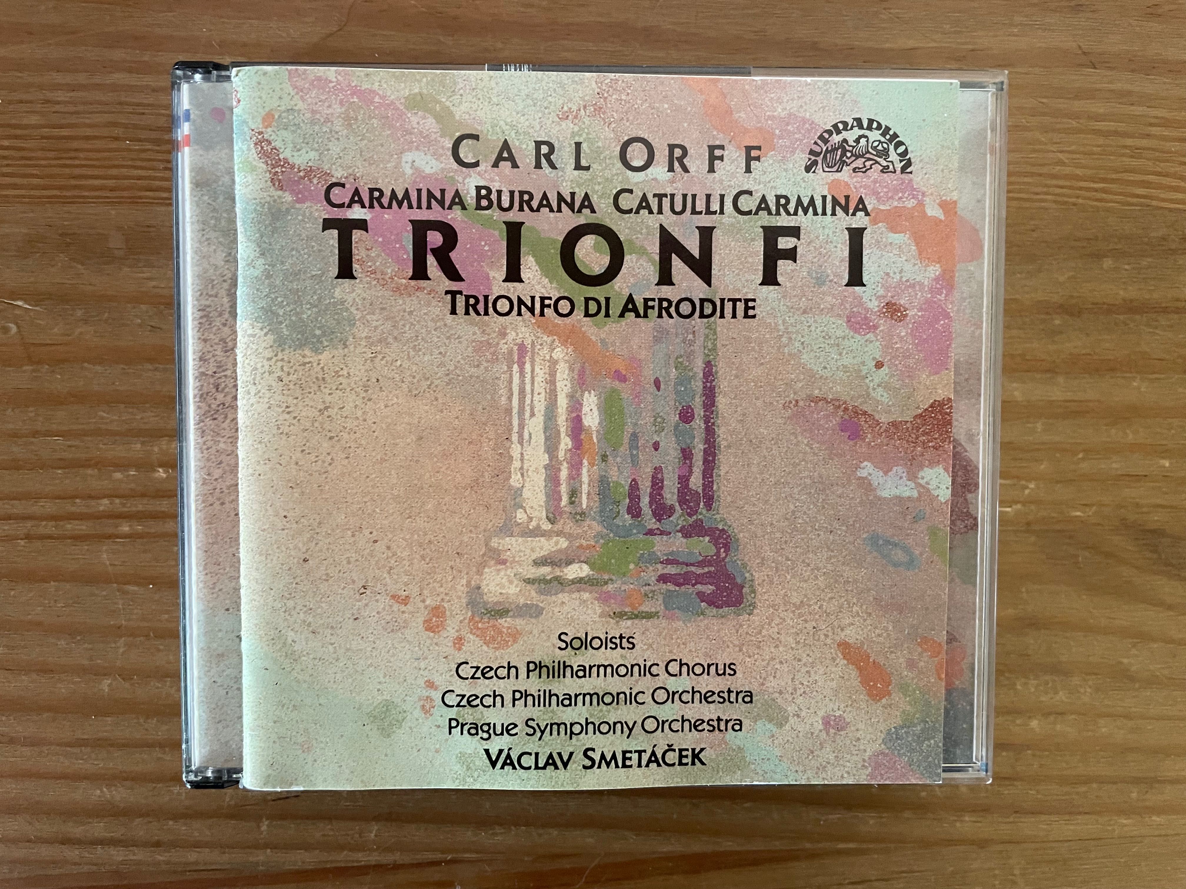 CD Trionfi - Carl Orff (portes grátis)