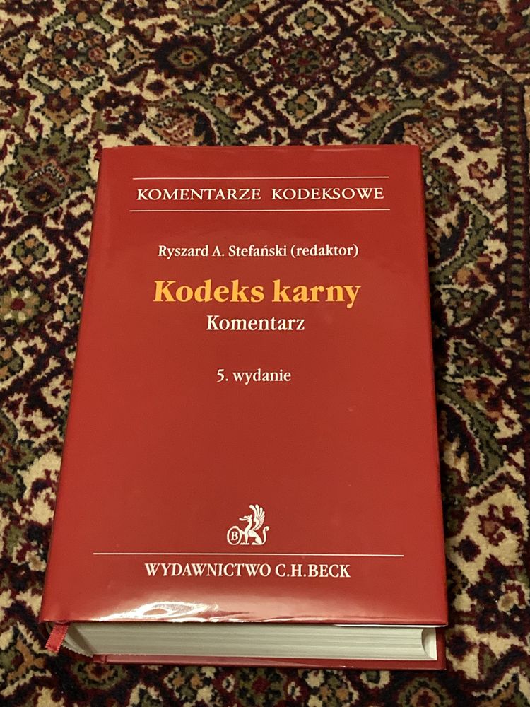 Kodeks karny komentarz 5 wydanie Stefański