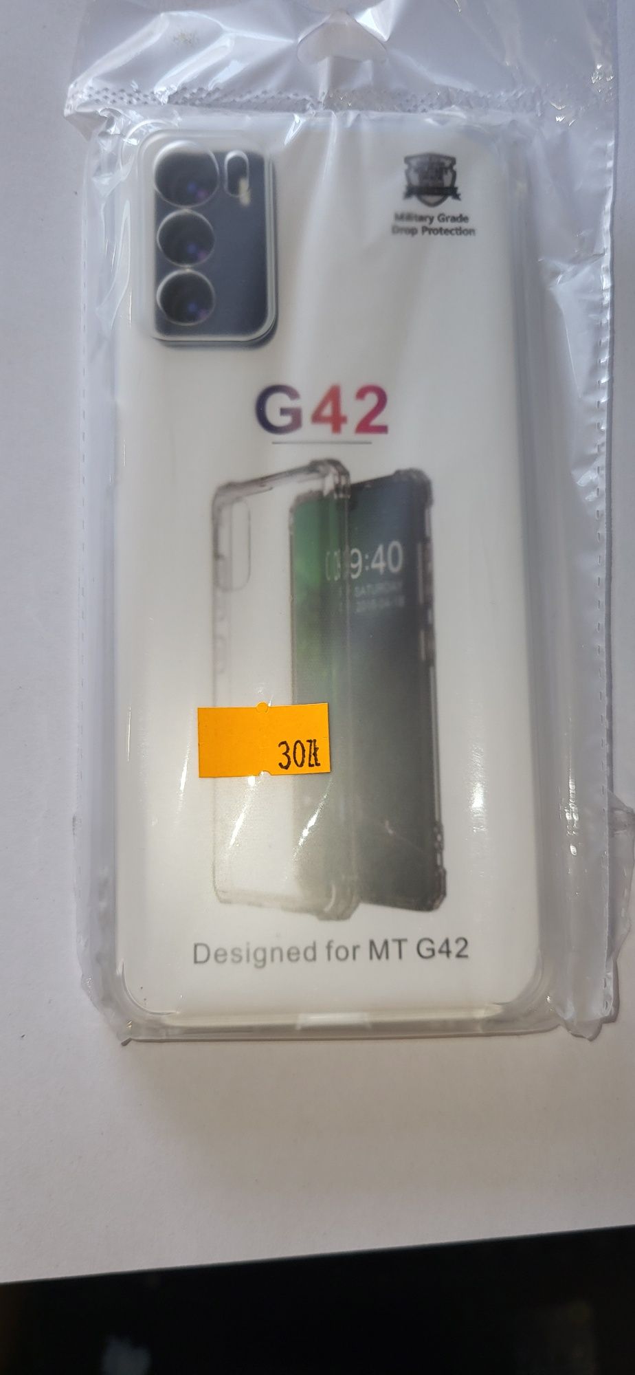 Etui antywstrząsowe Motorola Moto G42 - bezbarwne