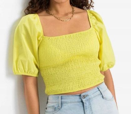 B.P.C krótka bluzka limonka ^42