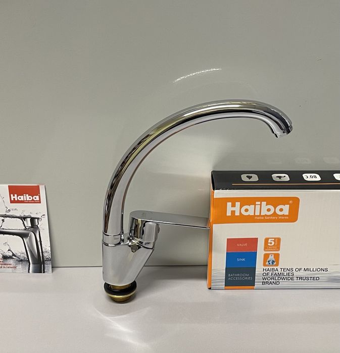 Змішувач на мийку кран на кухню Haiba Alex