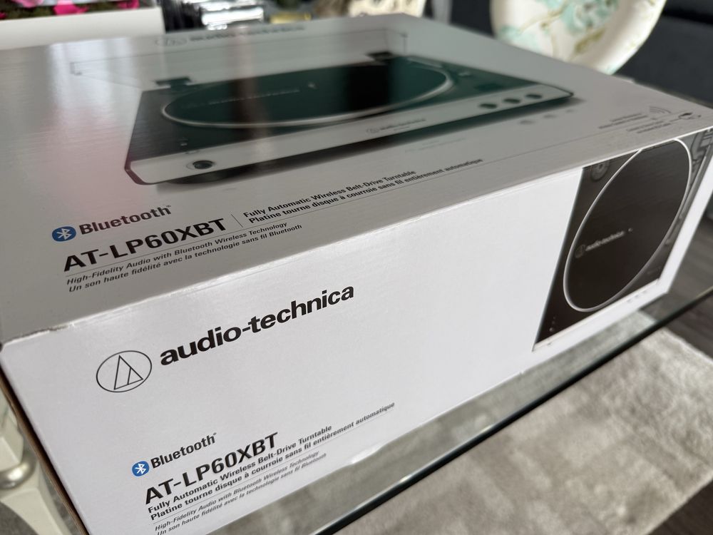 Audio Techica LP60XBT Gira-discos Bluetooth branco