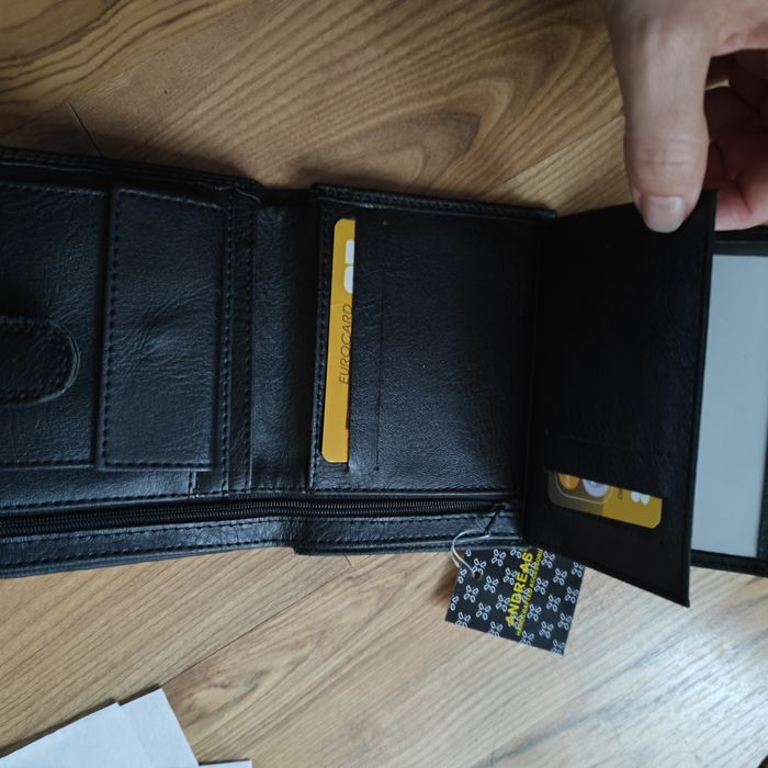 Portfel męski z ekoskóry