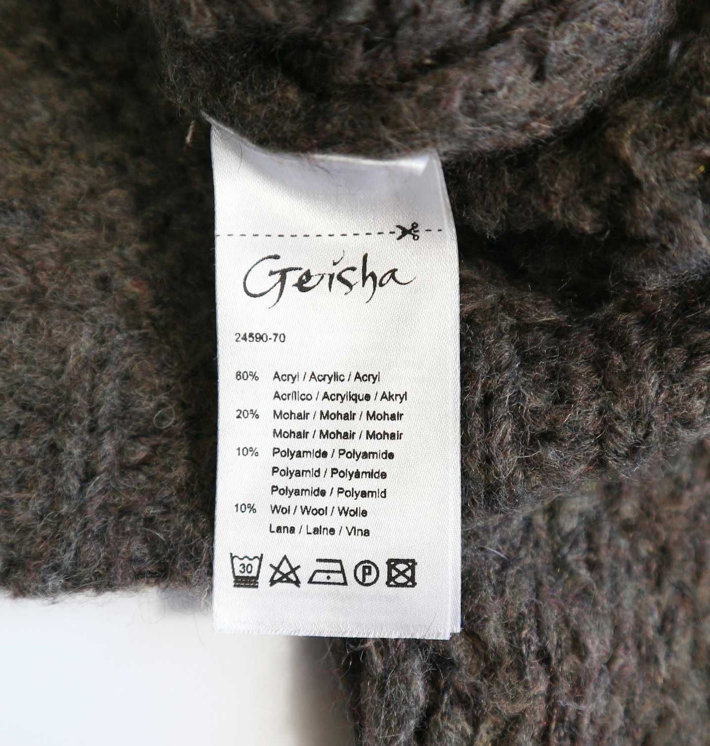 GEISHA | sweter oversize moher wełna 38-46