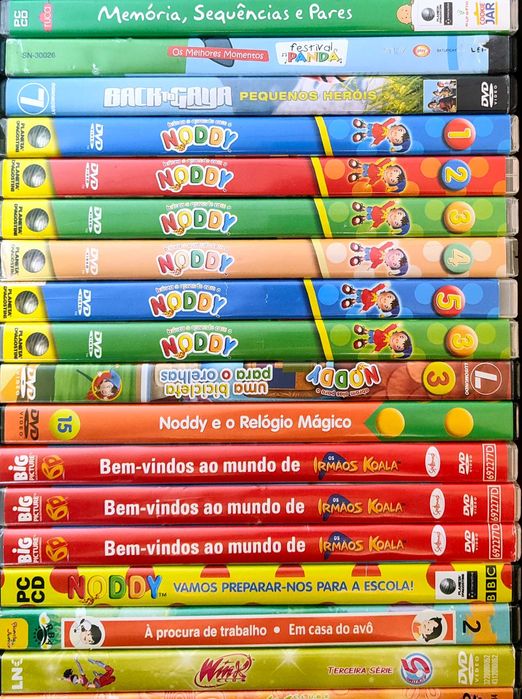 Lote Dvd Infantil 1 - Ver lista Abaixo - PROMOÇÂO 1 €